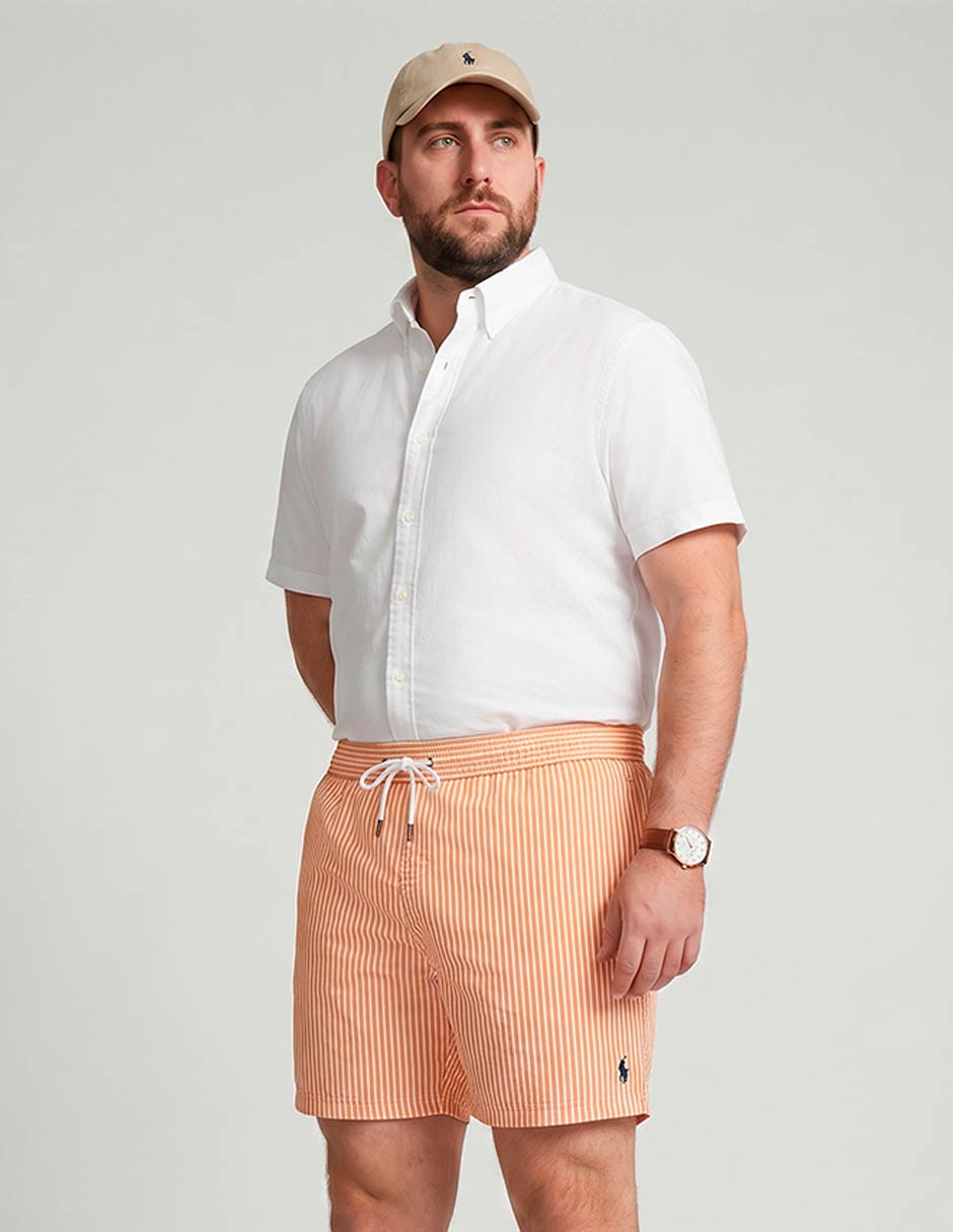 Traje de baño bolsa con solapa para hombre