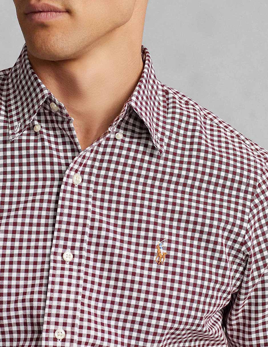 Camisa casual de algodón manga larga para hombre 2