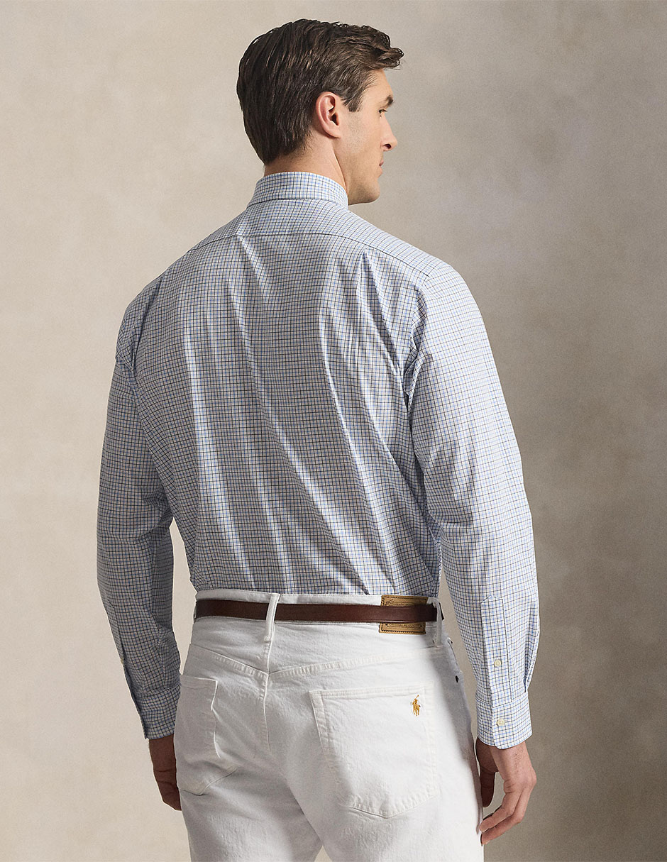 Camisa casual de algodón manga larga para hombre 2
