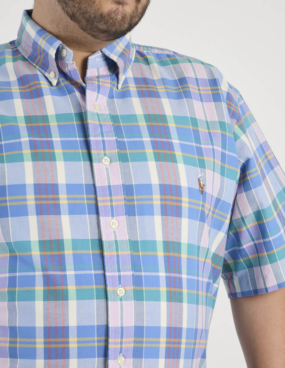 Camisa casual manga corta para hombre 4