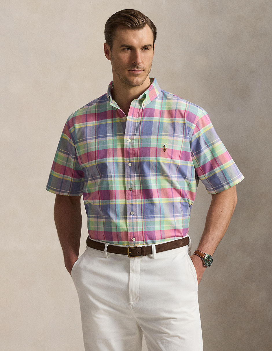Camisa casual Polo Ralph Lauren manga corta para hombre