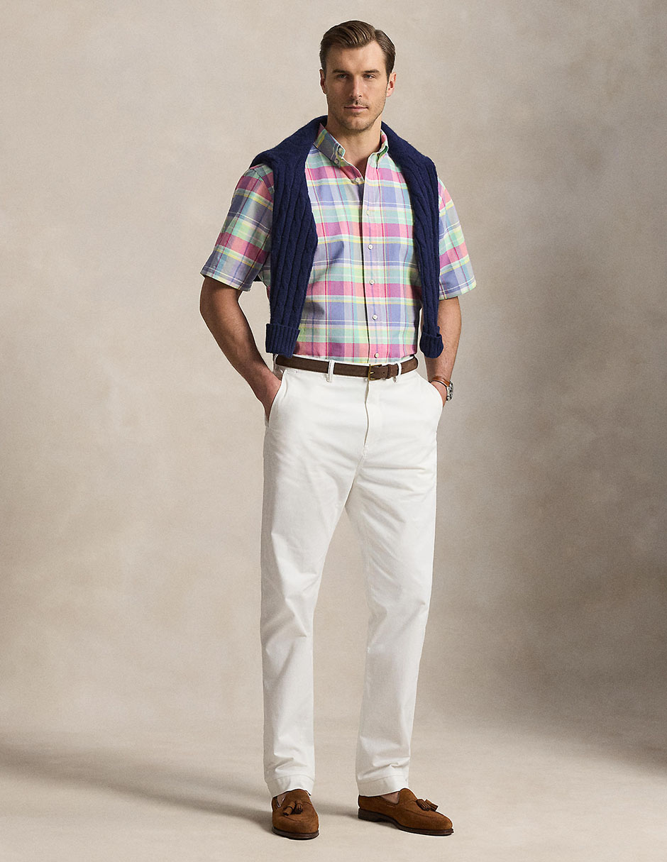 Camisa casual Polo Ralph Lauren manga corta para hombre