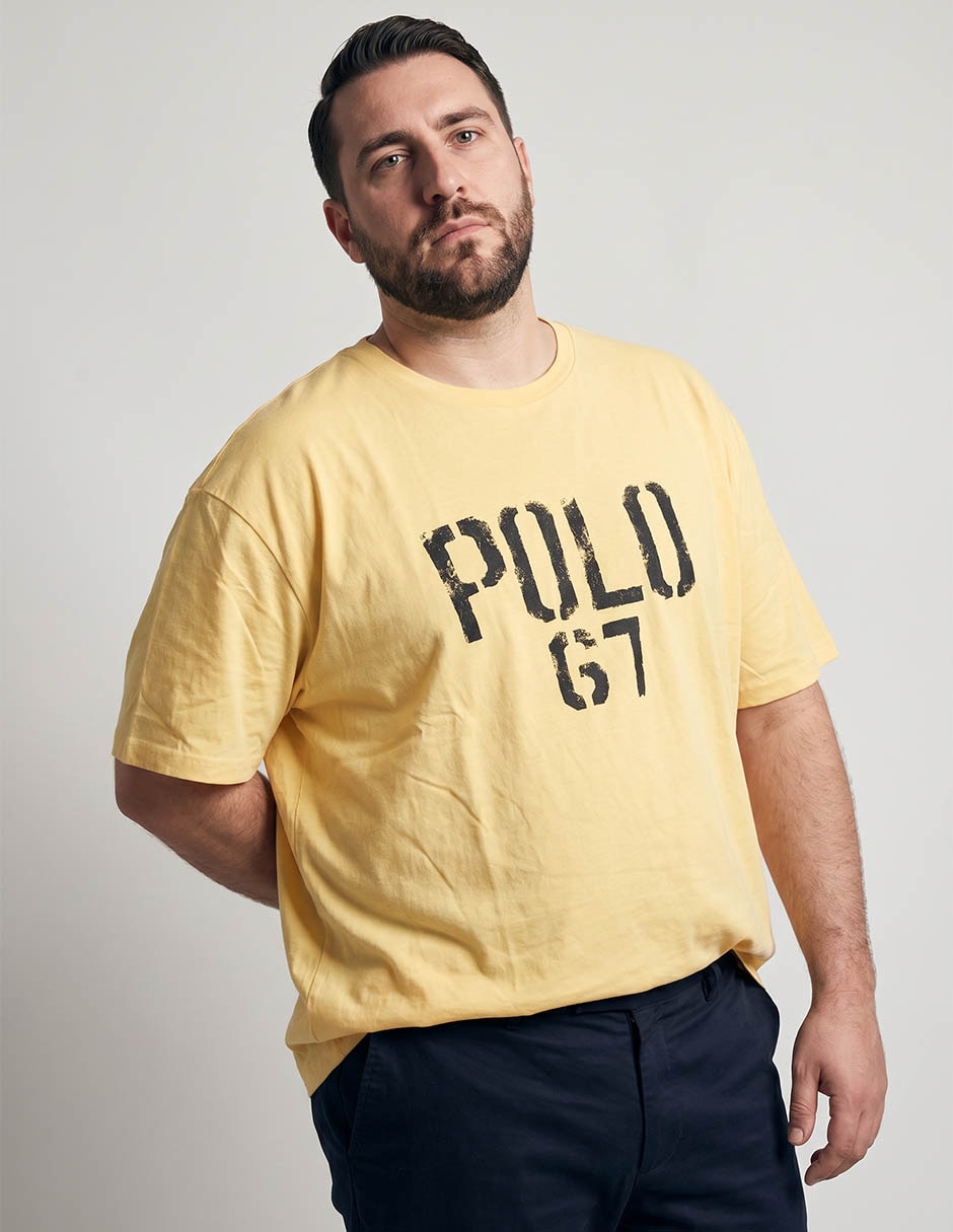 Playera cuello redondo para hombre