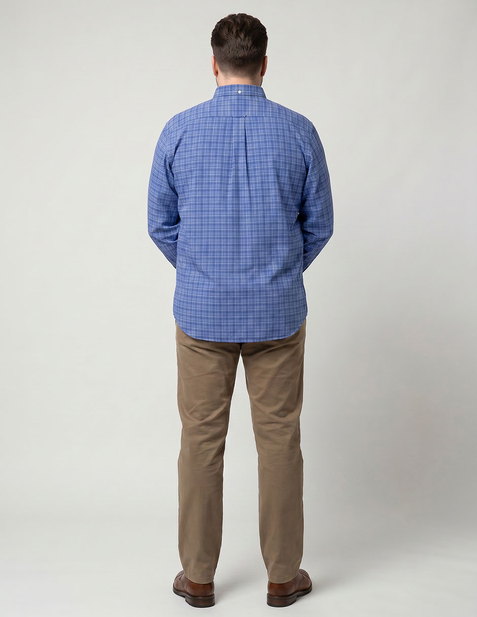 Camisa de algodón manga larga para hombre 2