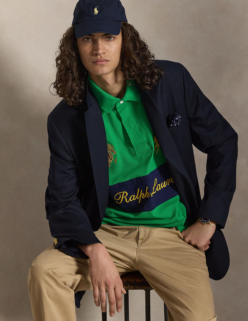Playera tipo polo polo rl para hombre