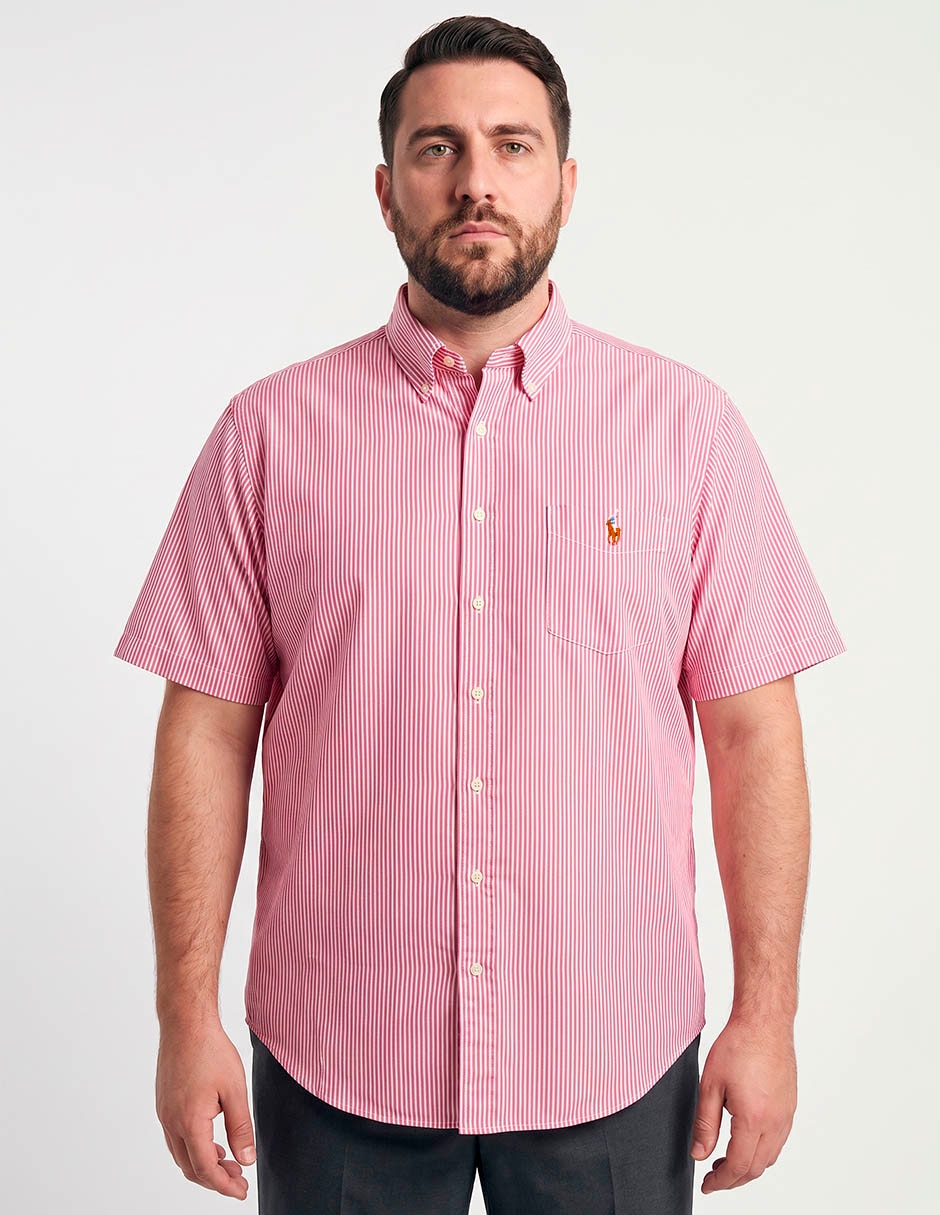Camisa casual Polo Ralph Lauren de algodón manga corta para hombre