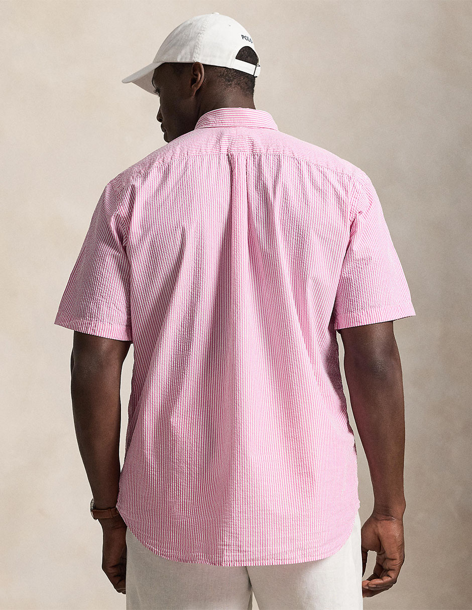 Camisa casual de algodón manga corta para hombre 2