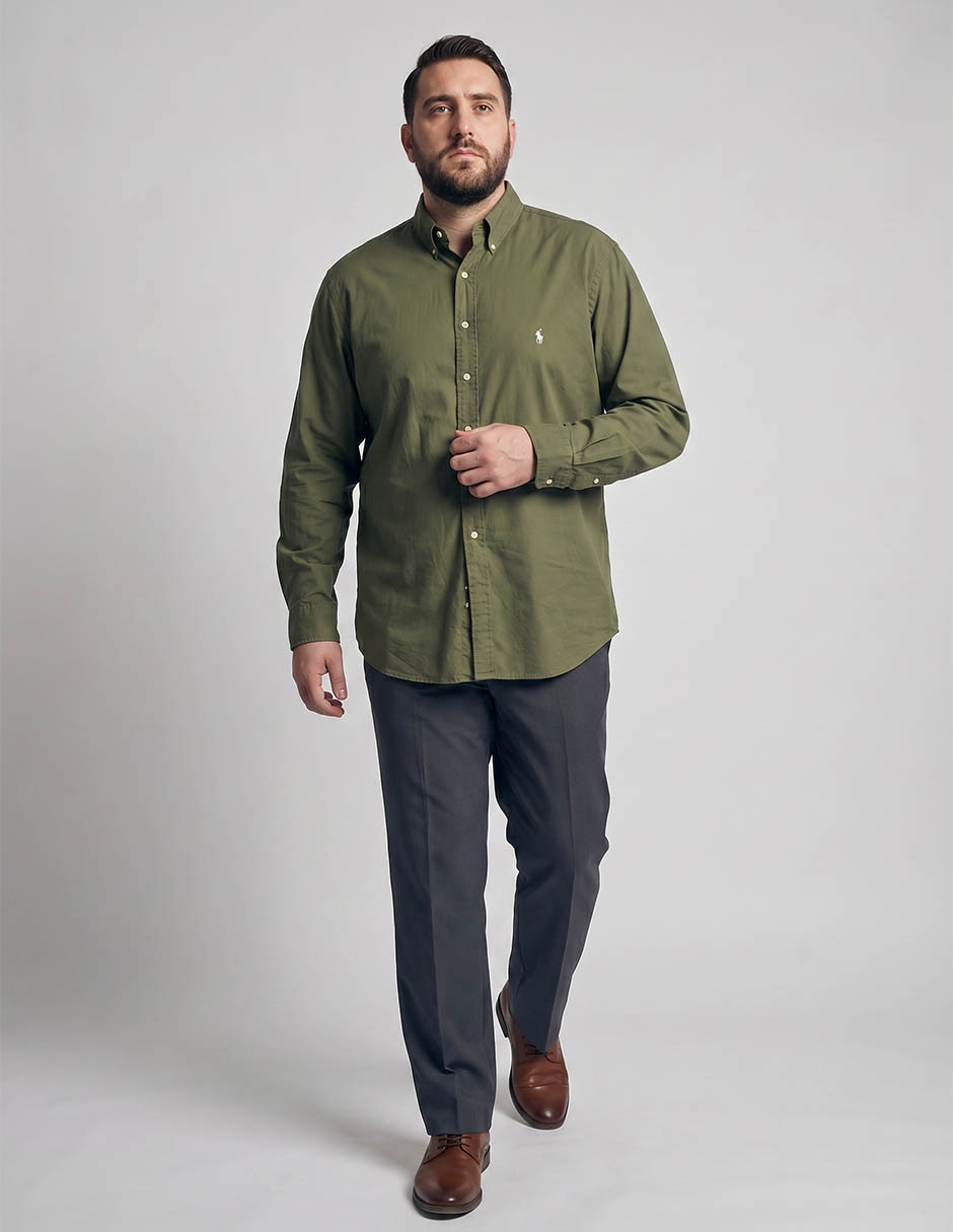 Camisa casual manga larga para hombre 3
