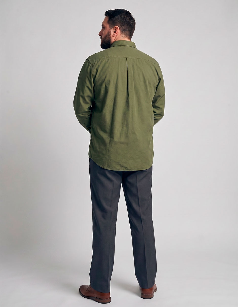Camisa casual polo ralph lauren manga larga para hombre
