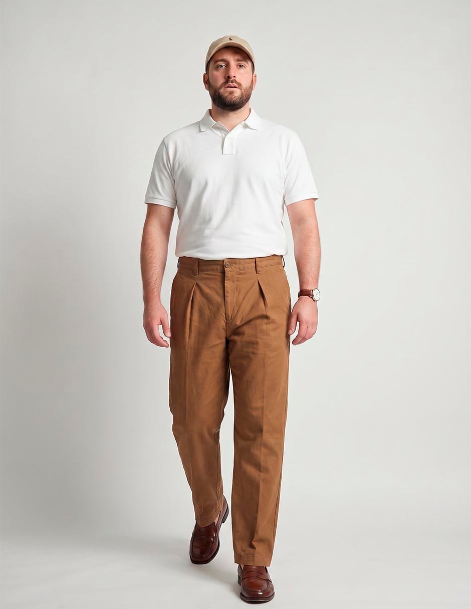 Pantalón Casual Chino Regular Jbe De Algodón Para Hombre