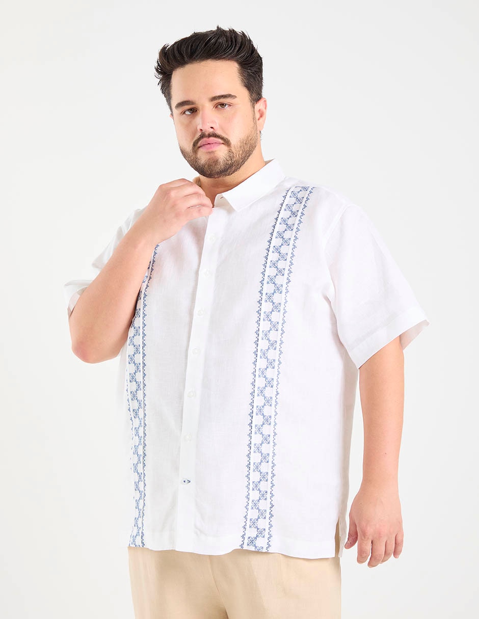 Guayabera manga corta ‡bito para hombre