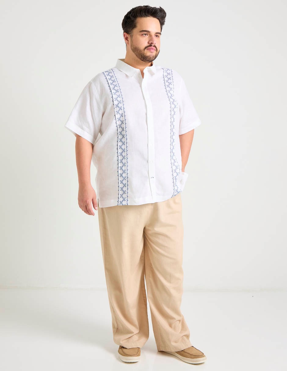 Guayabera manga corta para hombre 3