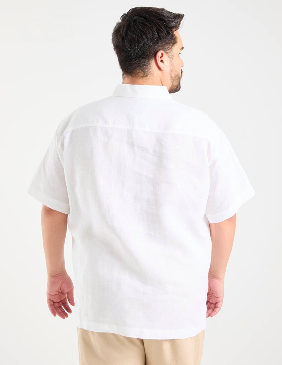 Guayabera manga corta para hombre 6