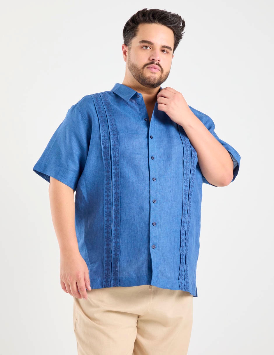 Guayabera manga corta para hombre 3