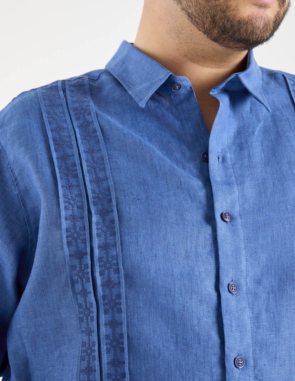 Guayabera manga corta para hombre 5
