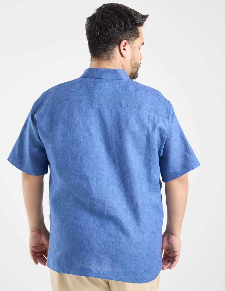Guayabera manga corta para hombre 2
