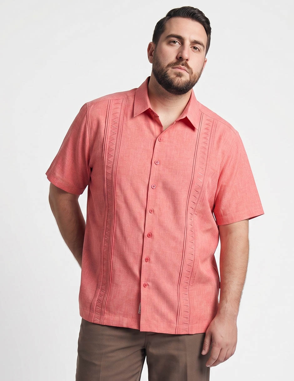 Guayabera manga corta costavana para hombre