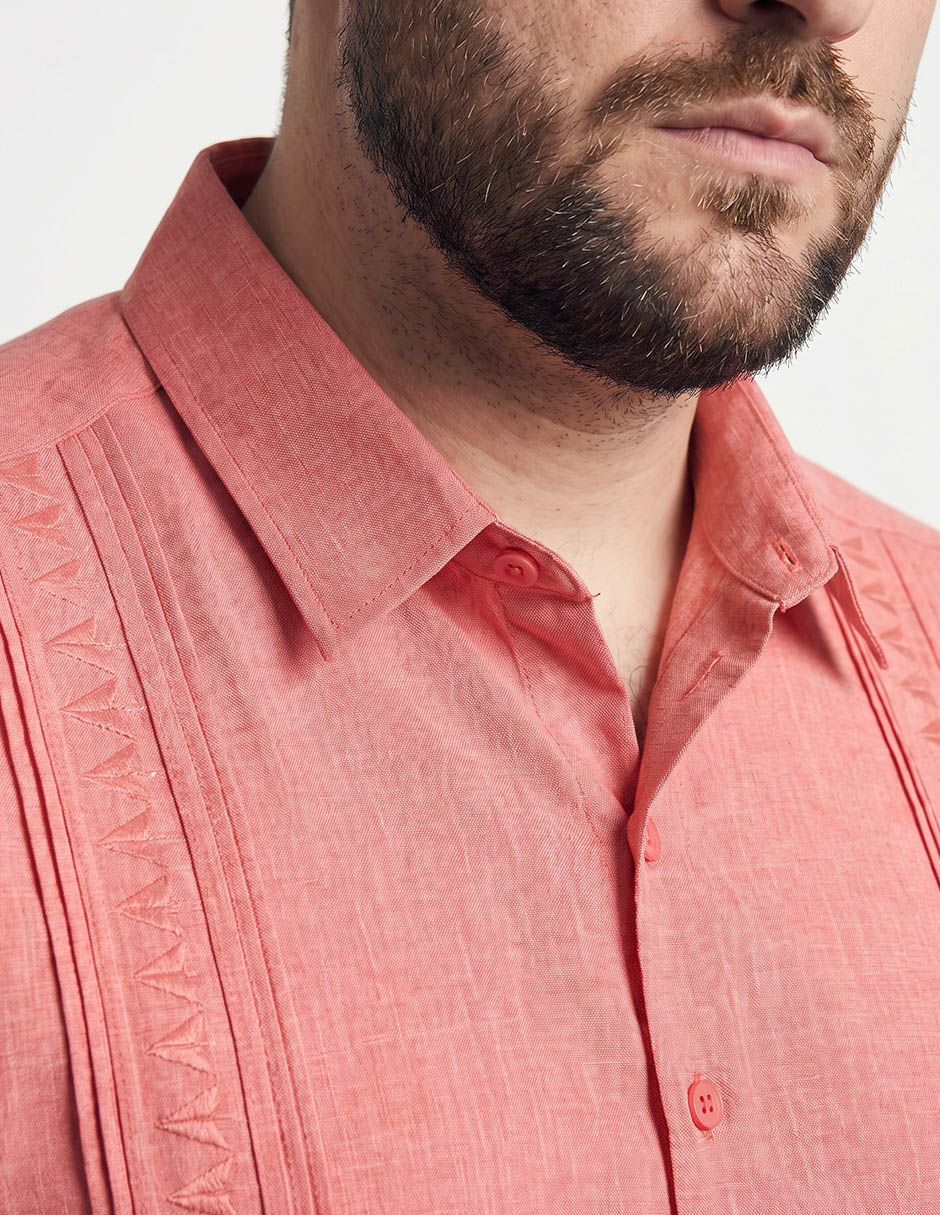 Guayabera manga corta costavana para hombre
