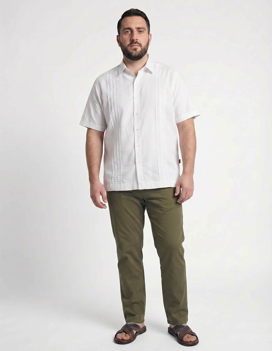 Guayabera manga corta para hombre 3