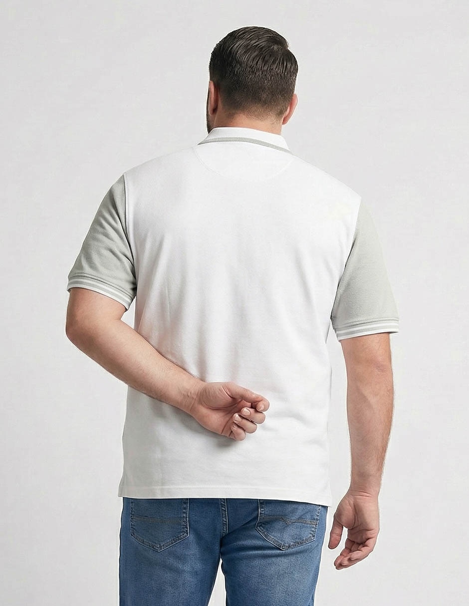 Playera tipo polo M28514 para hombre 2