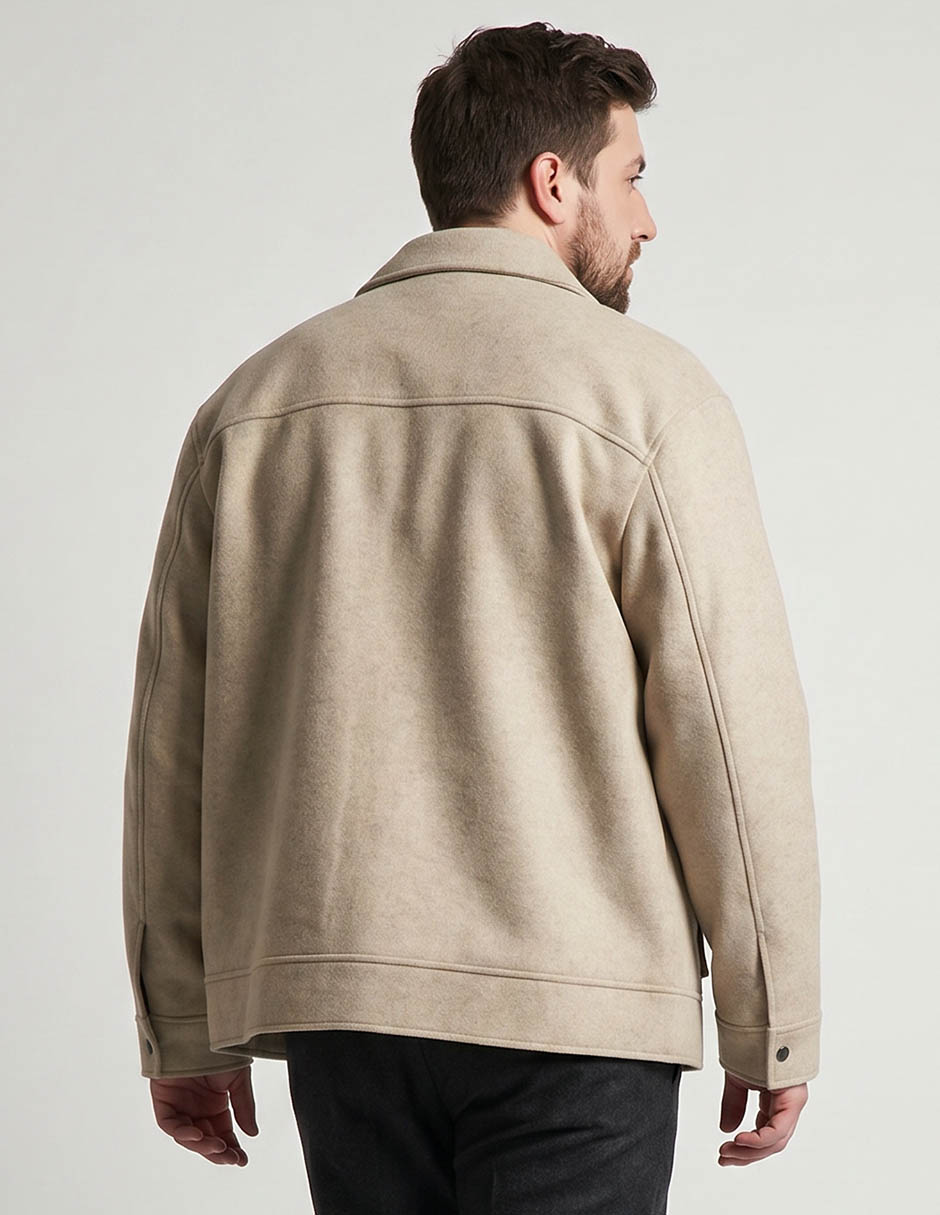 Chamarra casual con bolsillos para hombre 2