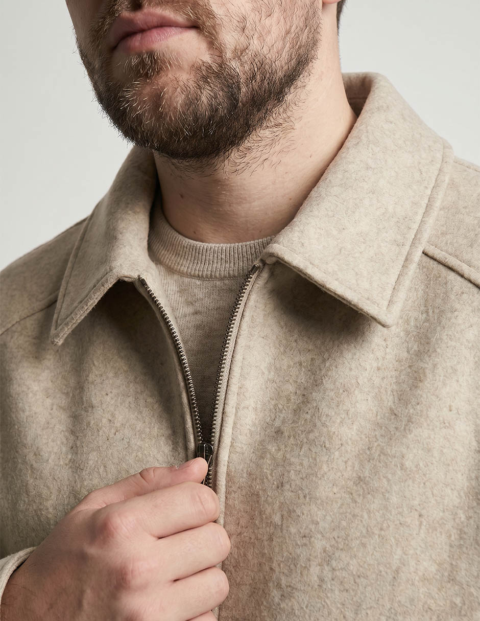 Chamarra casual con bolsillos para hombre 3