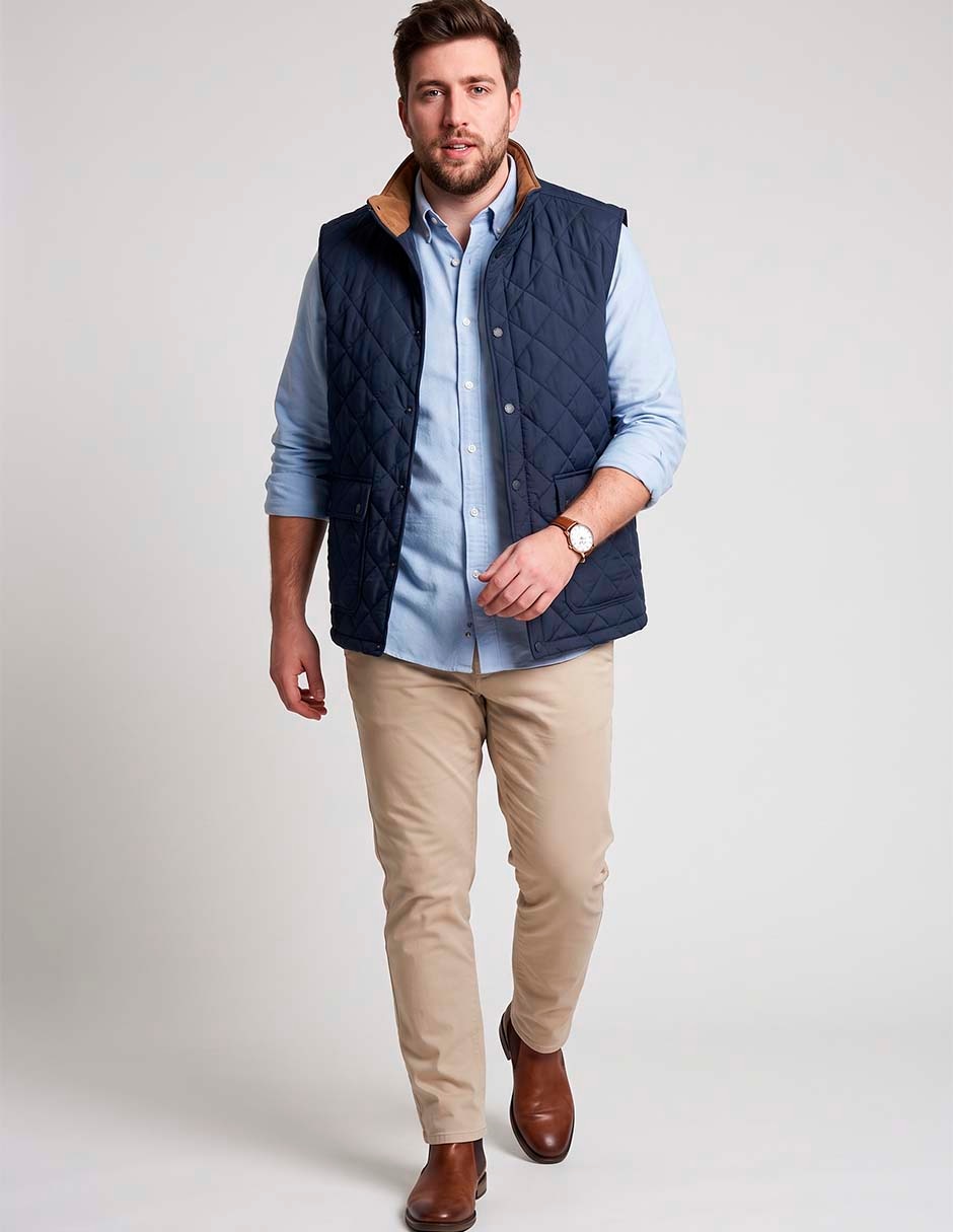 Chaleco con bolsillos para hombre Chaleco con bolsillos para hombre