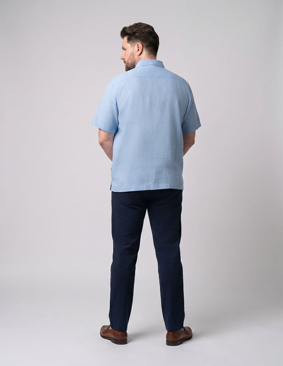 Guayabera manga corta para hombre
