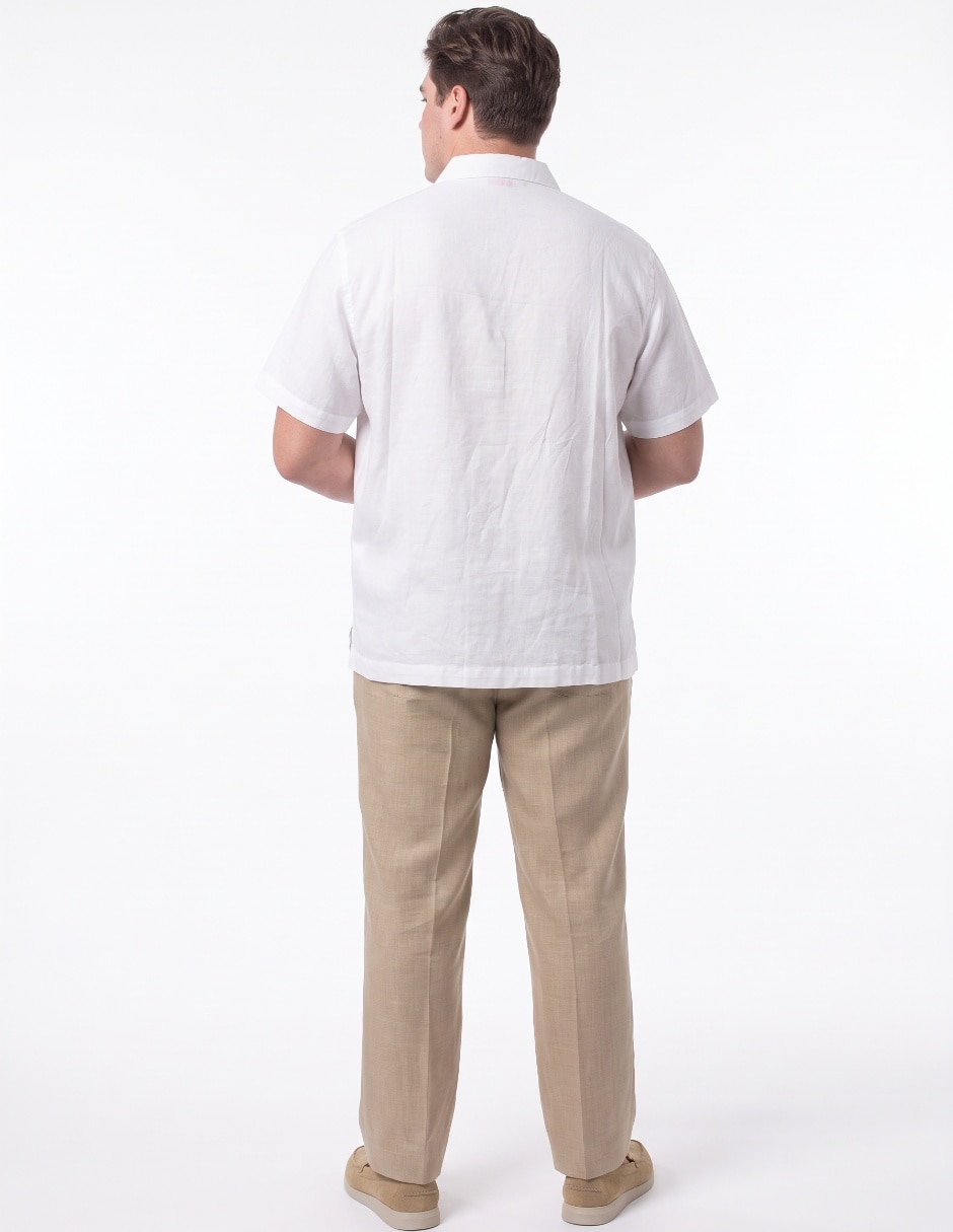 Guayabera manga corta para hombre 2