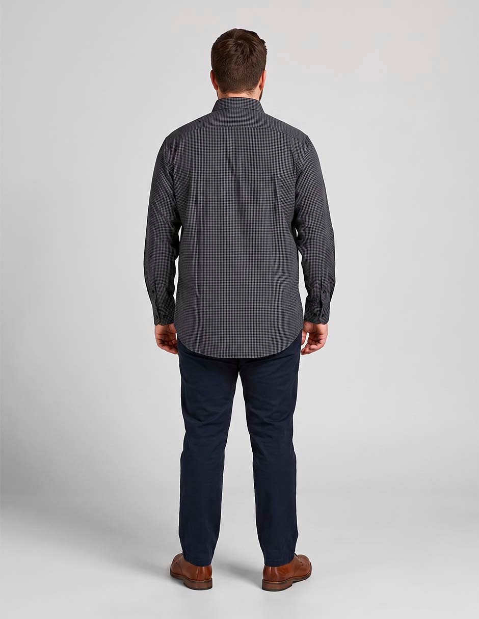 Camisa casual manga larga para hombre 3