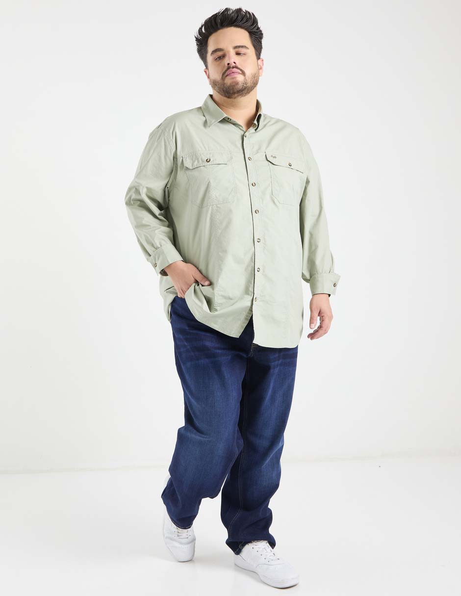 Pantalón casual relaxed de algodón para hombre 3