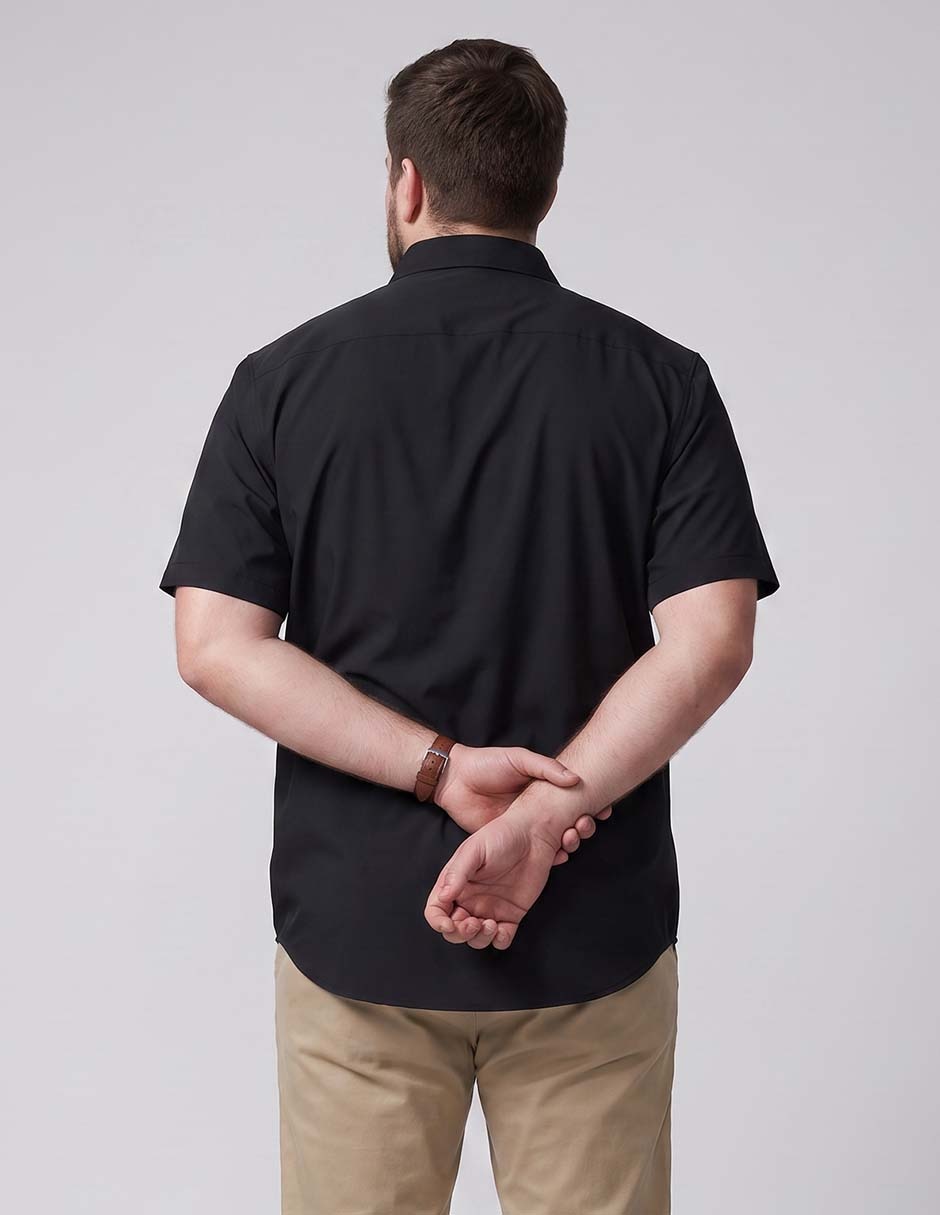 Camisa casual manga corta para hombre