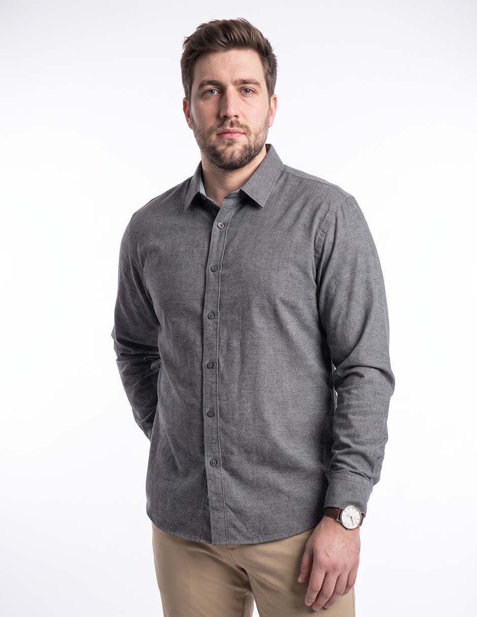Camisa casual manga larga para hombre Camisa casual manga larga para hombre