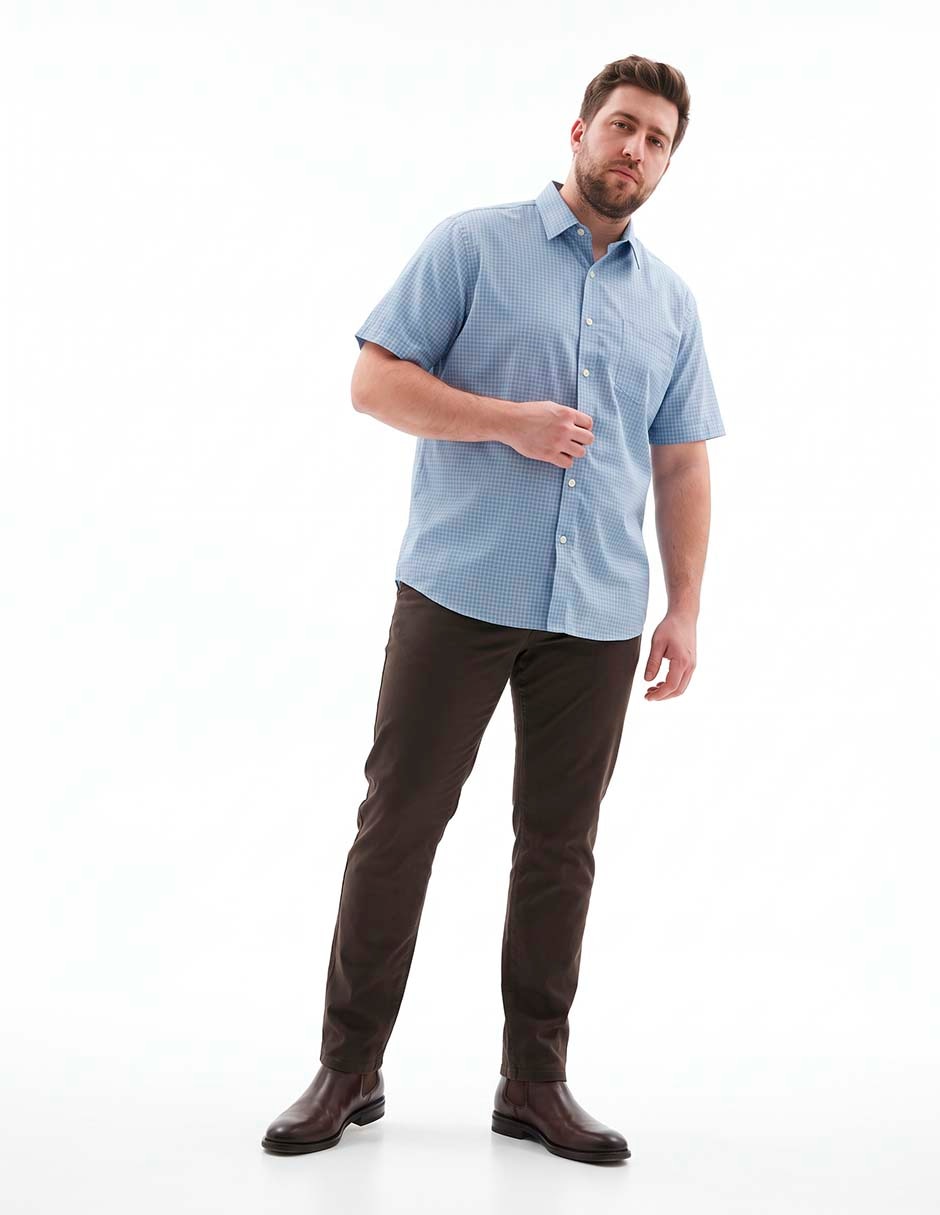 Camisa casual manga corta para hombre 3