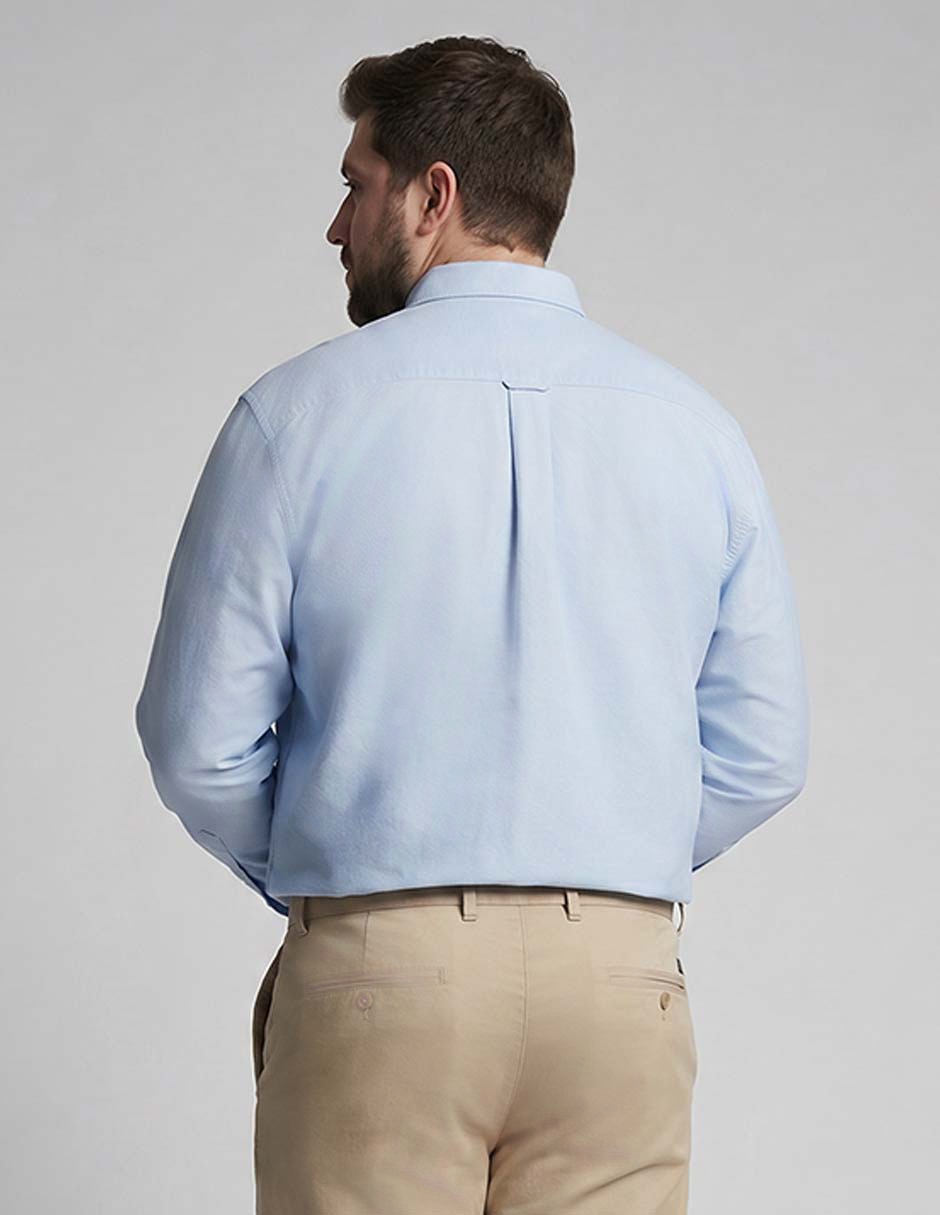 Camisa casual de algodón manga larga para hombre 3