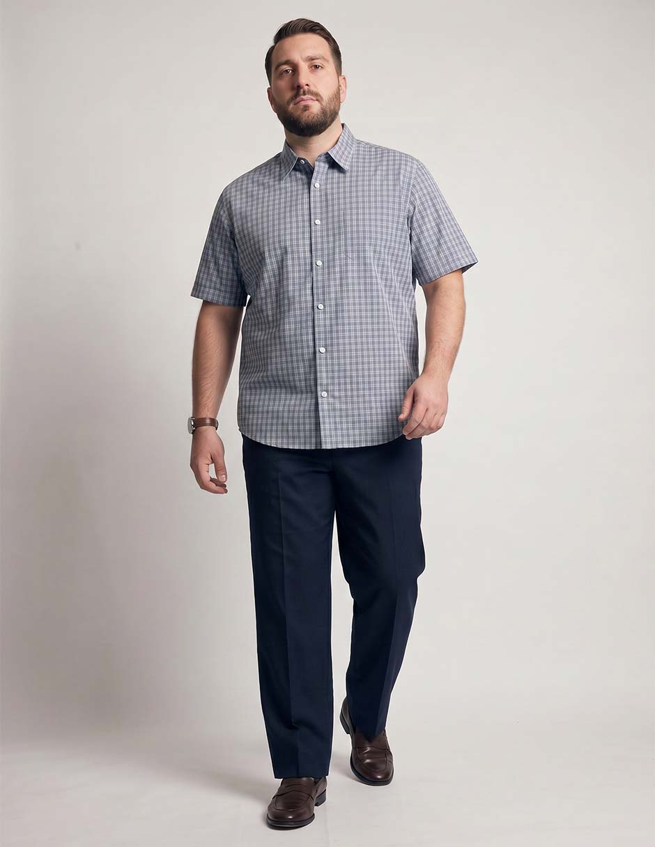 Camisa casual de algodón manga corta para hombre 3