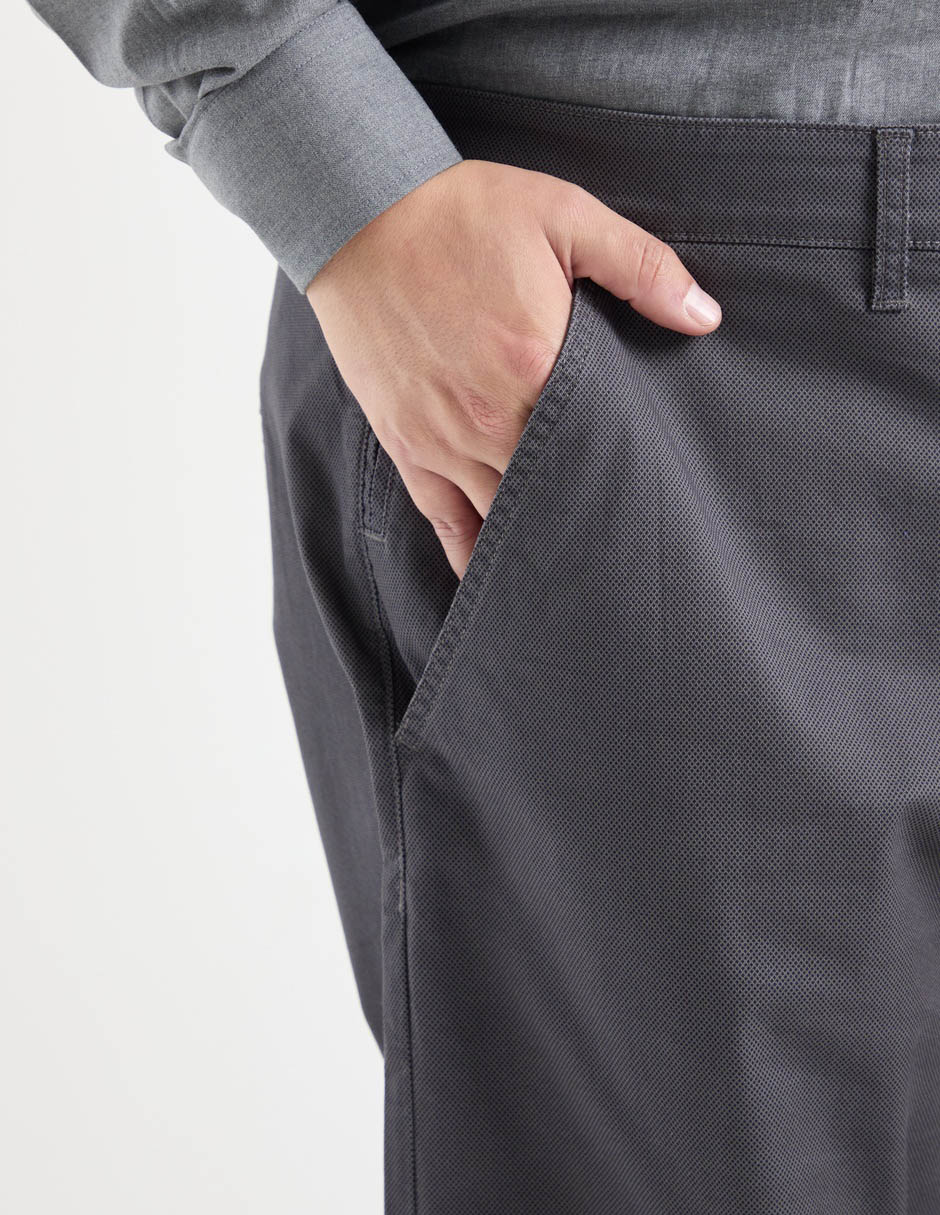 Pantalón regular de algodón para hombre 3