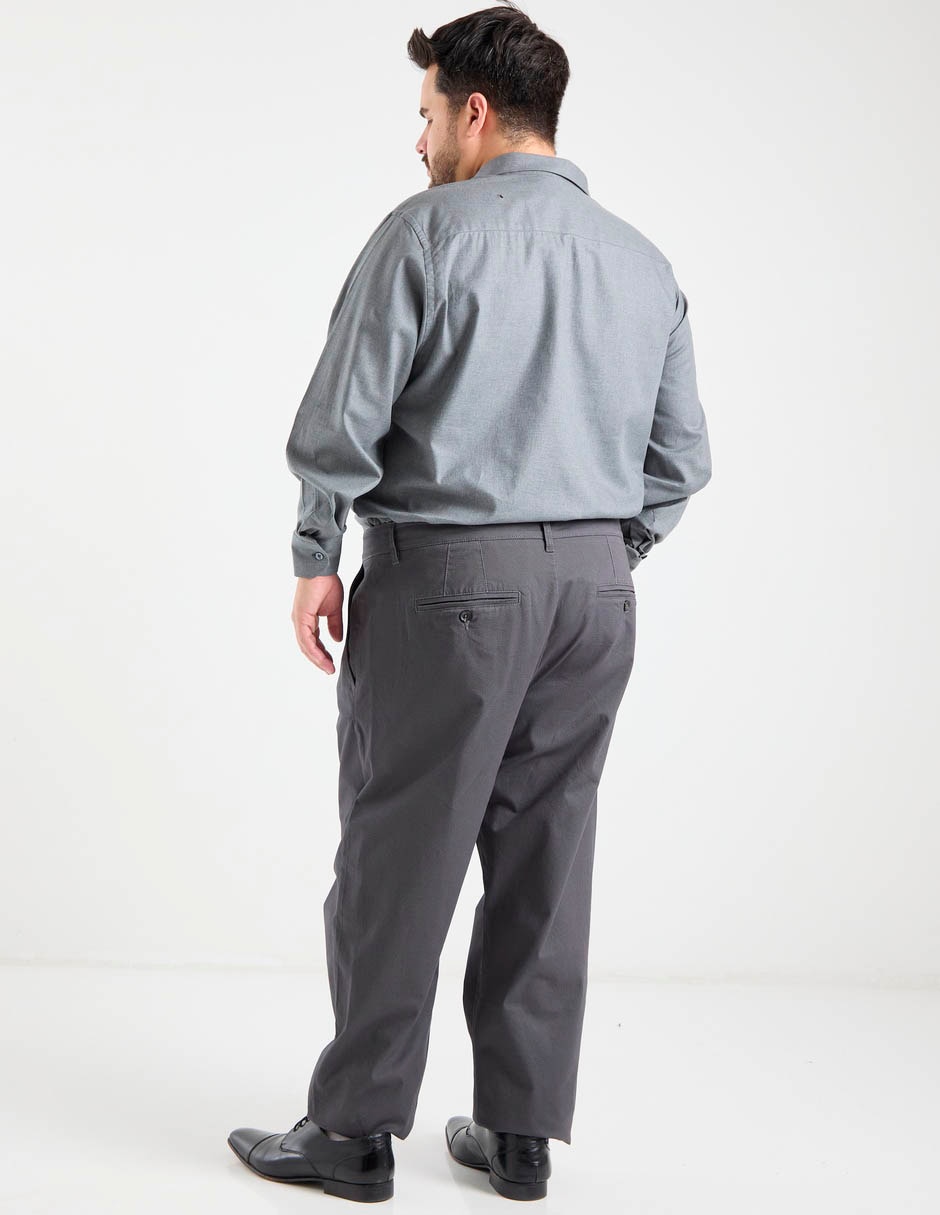 Pantalón regular de algodón para hombre 6