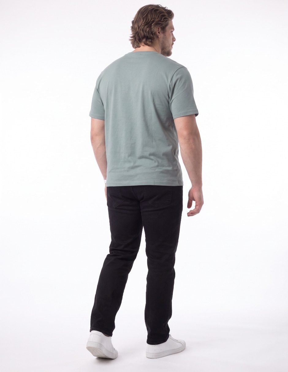Playera cuello redondo para hombre 2