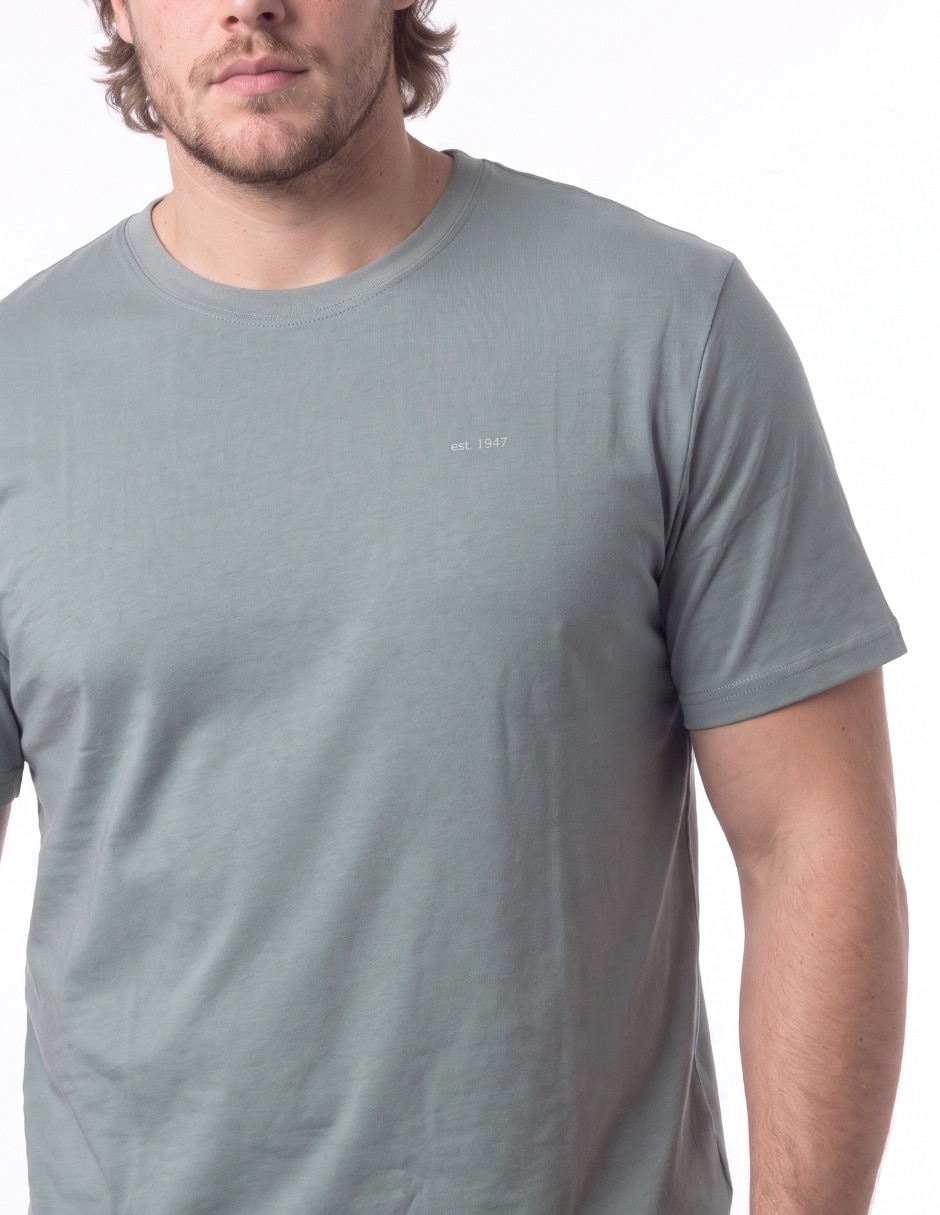 Playera cuello redondo para hombre 4