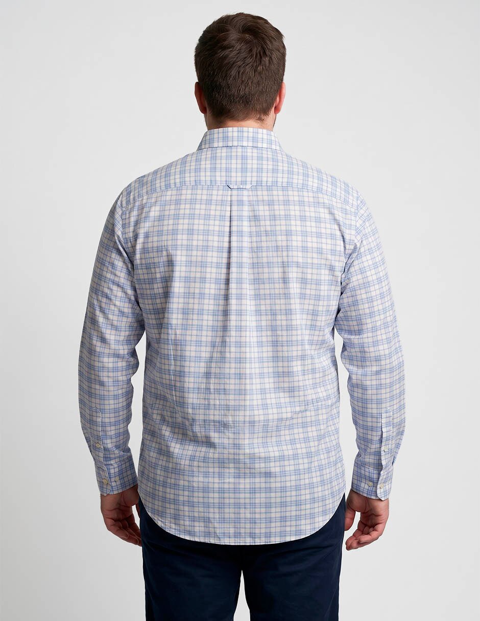 Camisa casual de algodón manga larga para hombre 3