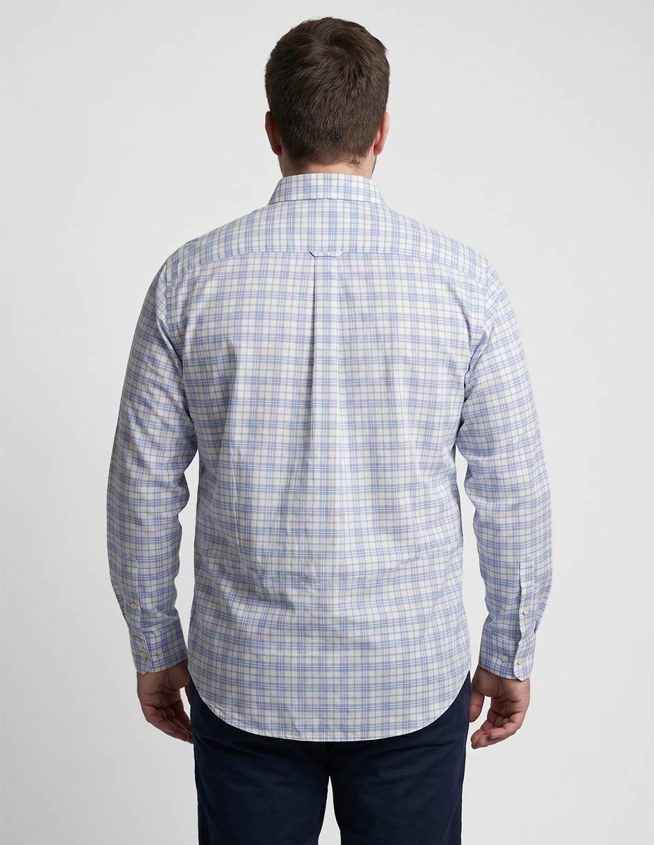 Camisa casual de algodón manga larga para hombre 2