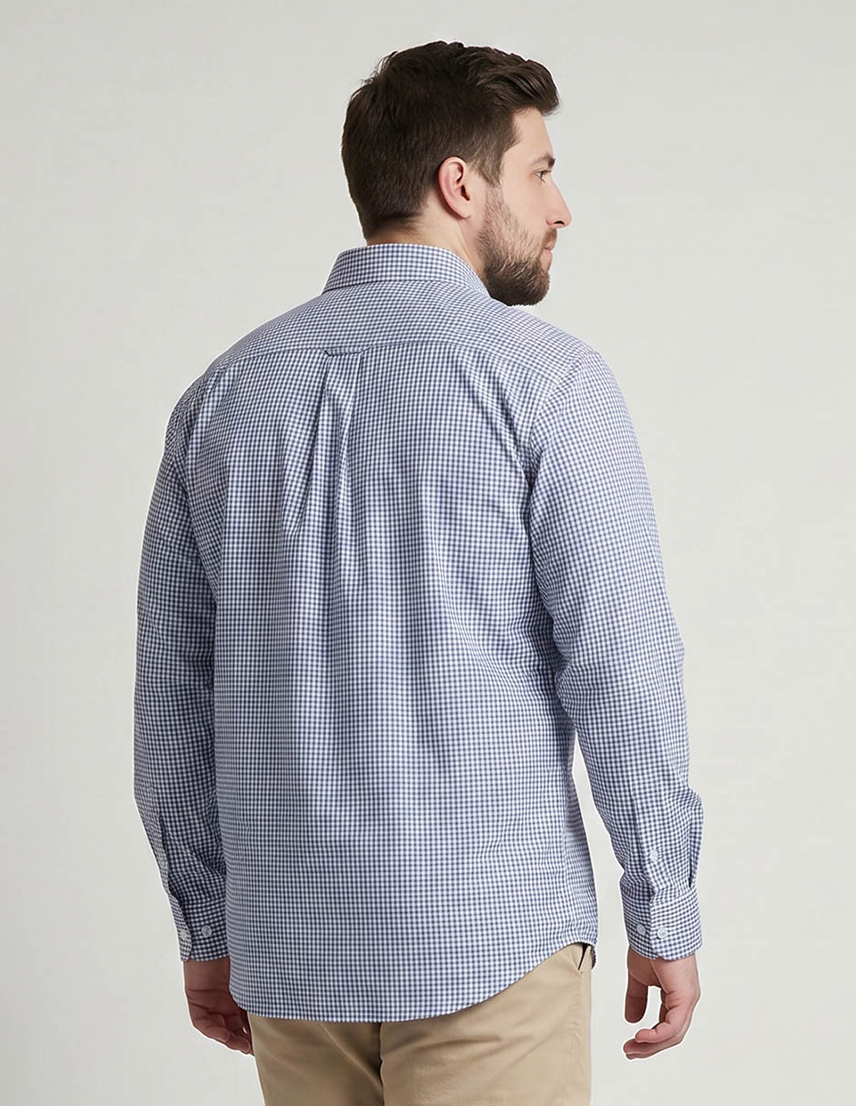Camisa casual Dioro de algodón manga larga para hombre