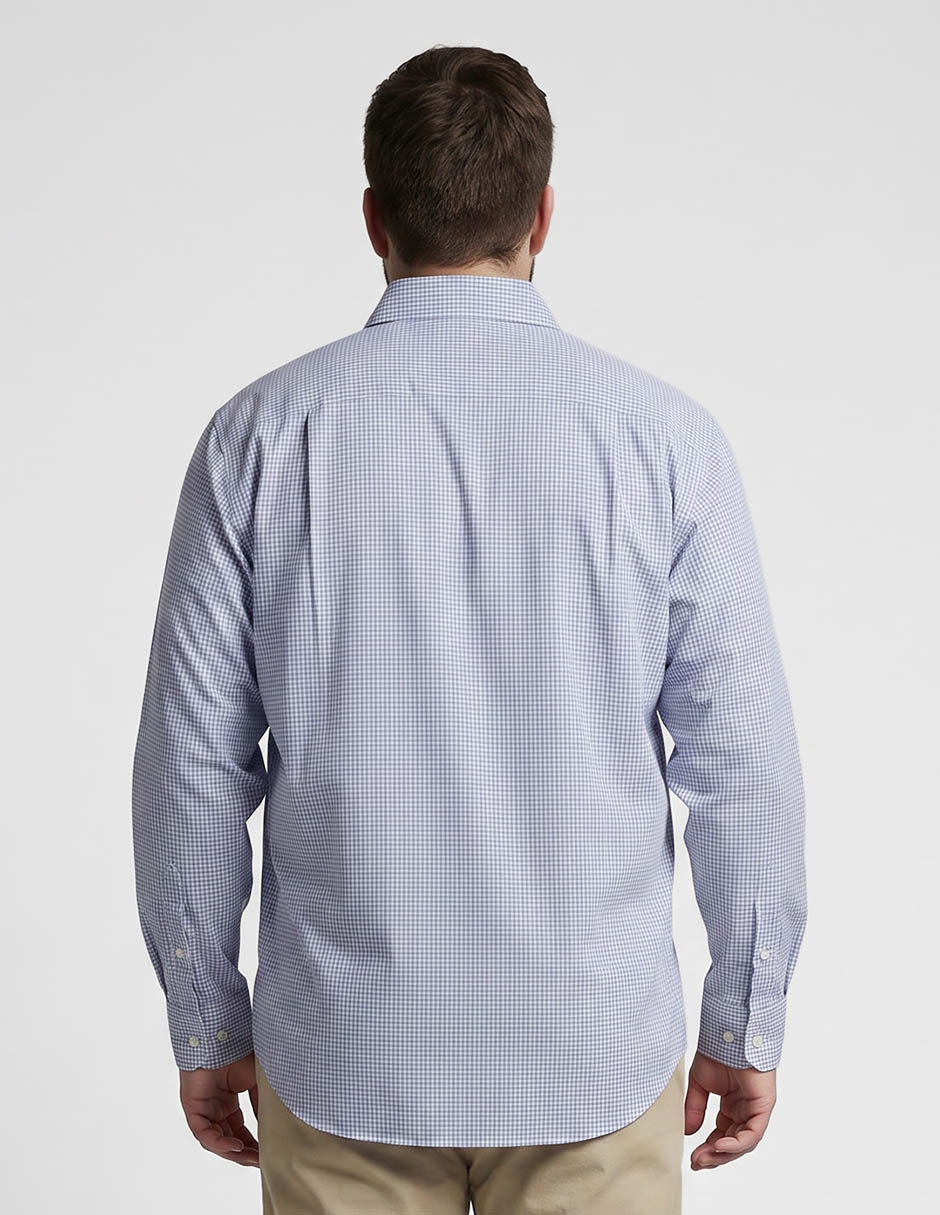 Camisa casual de algodón manga larga para hombre 2