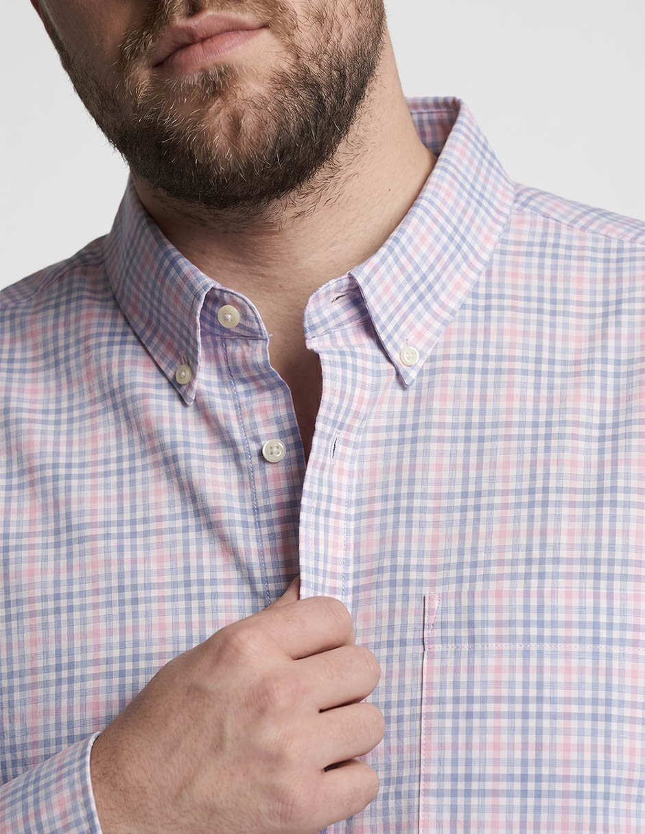 Camisa casual de algodón manga larga para hombre 3