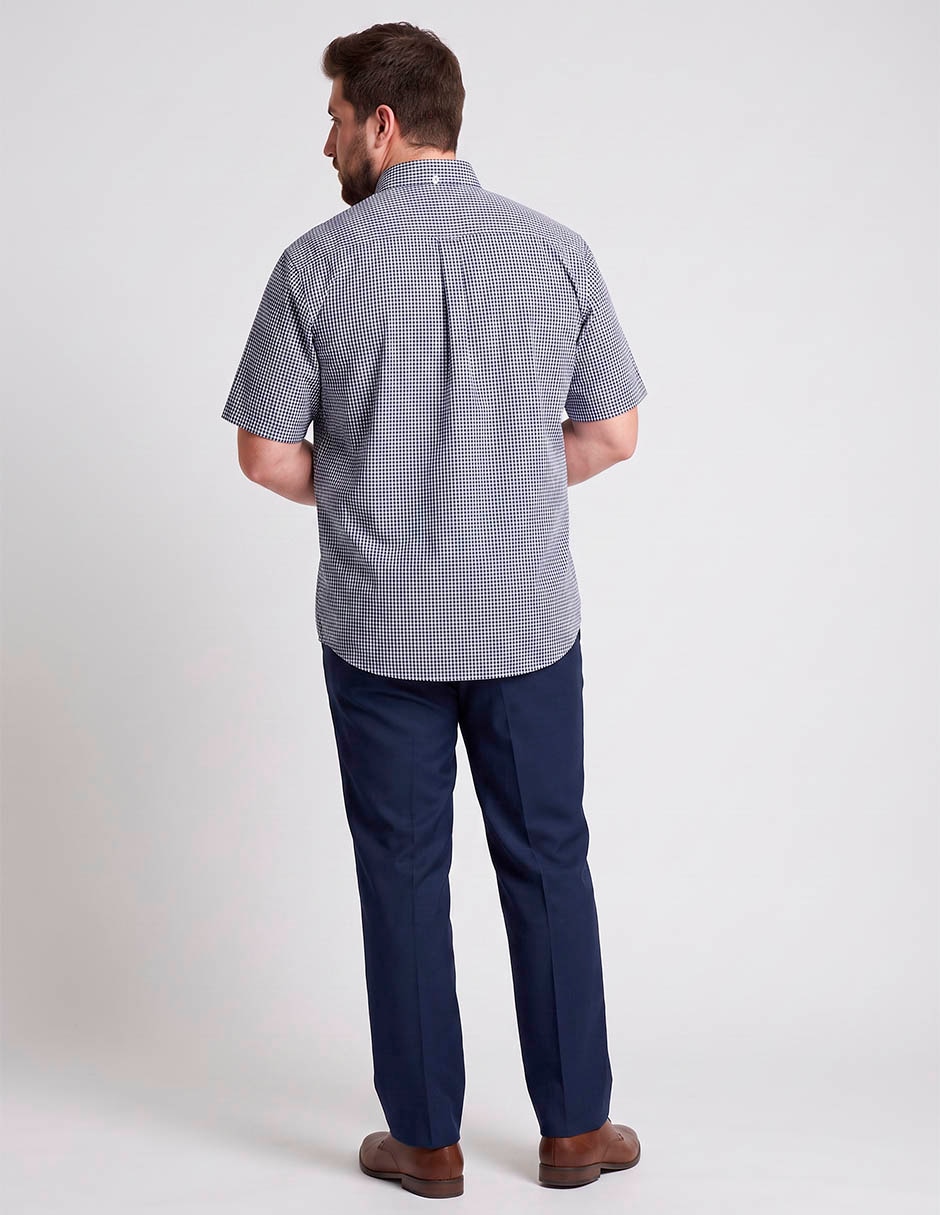 Camisa casual de algodón manga corta para hombre 2