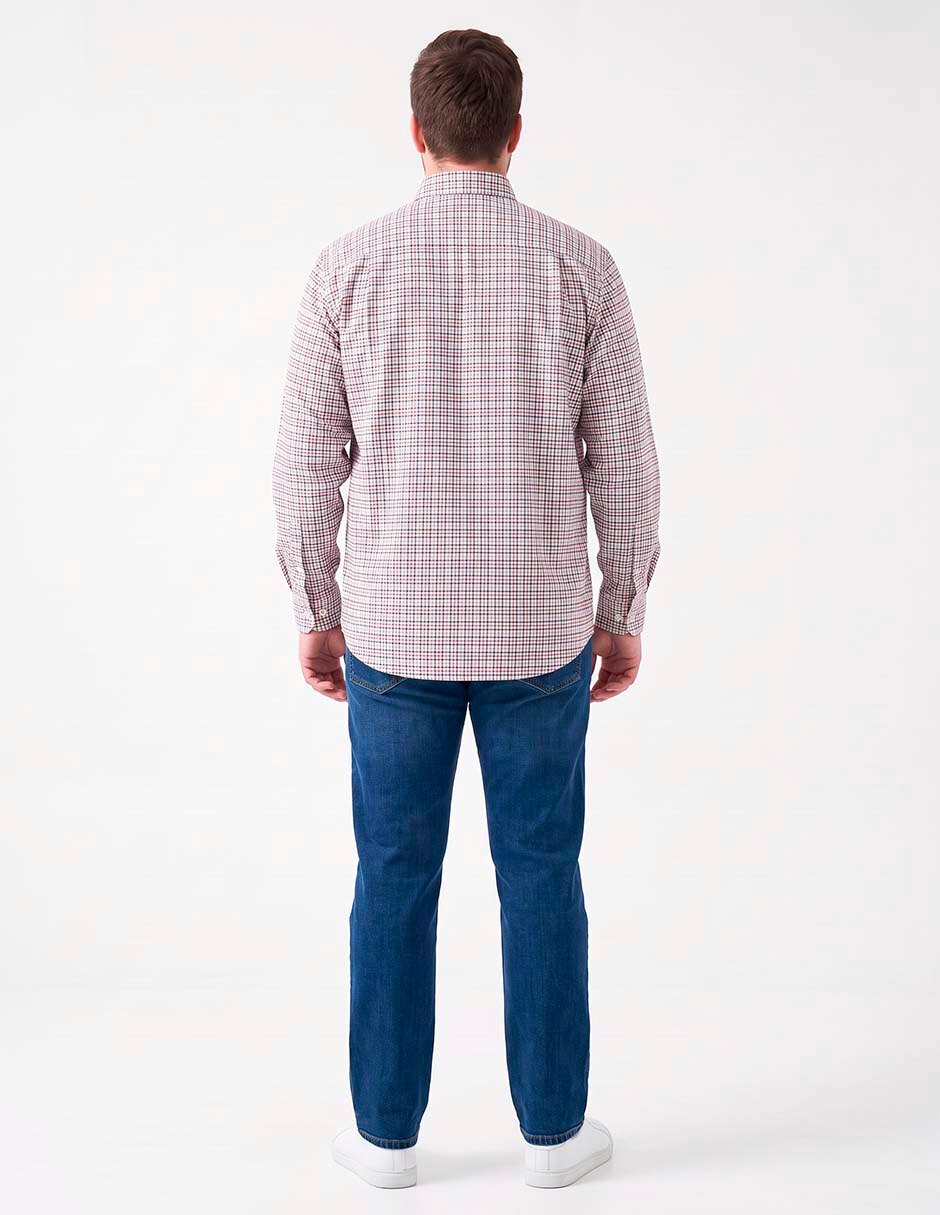 Camisa casual manga larga para hombre 2