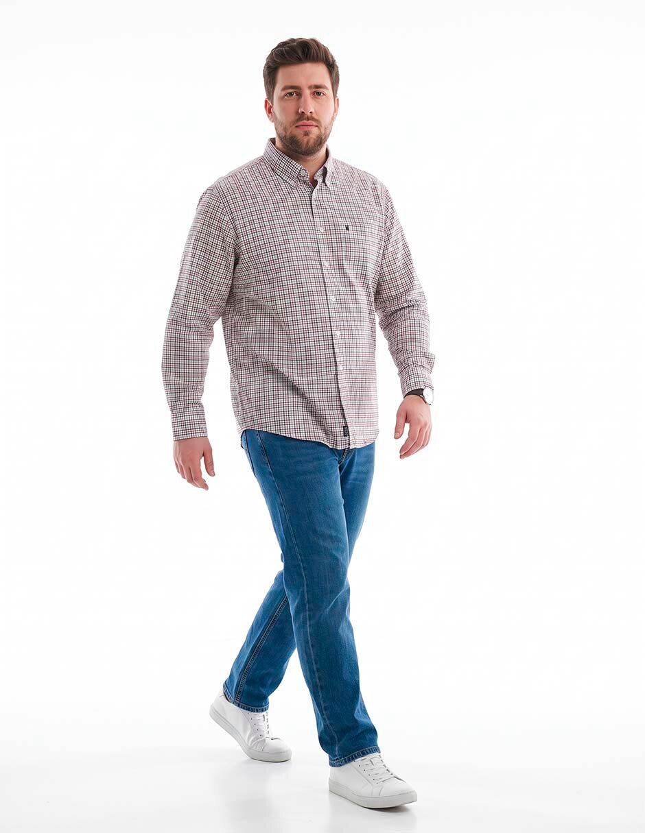 Camisa casual manga larga para hombre 3