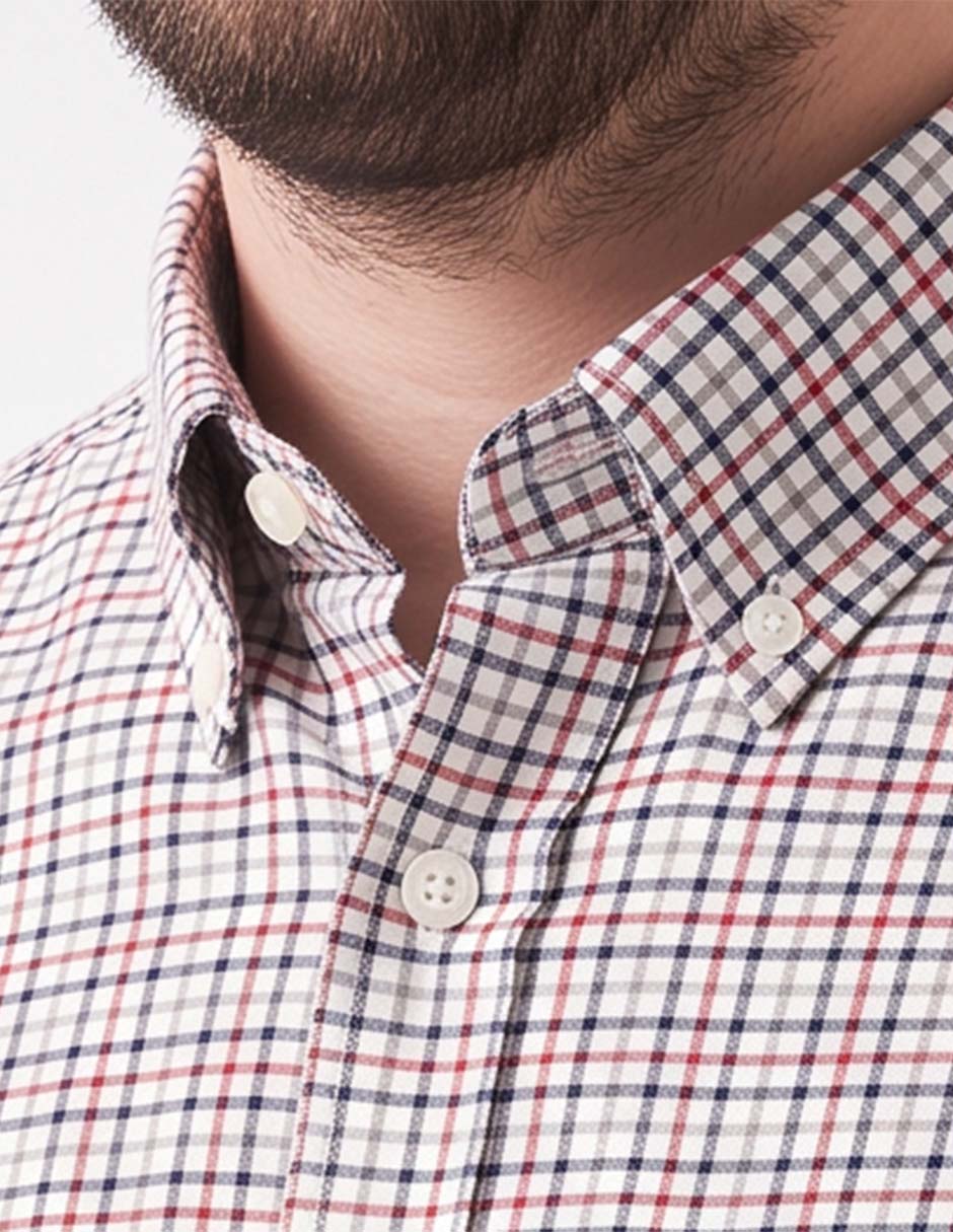 Camisa casual manga larga para hombre 4