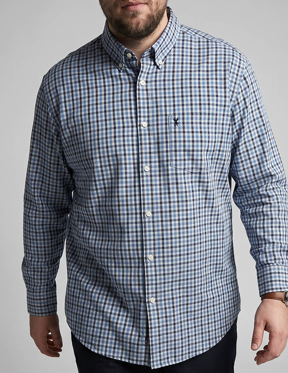 Camisa casual de algodón manga larga para hombre 3